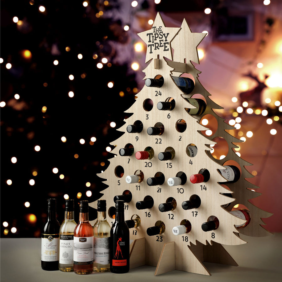 Tall Tipsy Tree with Wine